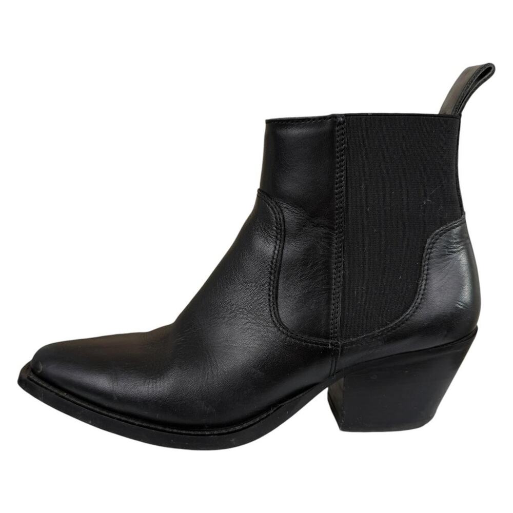 Everlane black leather Chelsea ankle boots made in Italy size 6 - Picture 3 of 7
